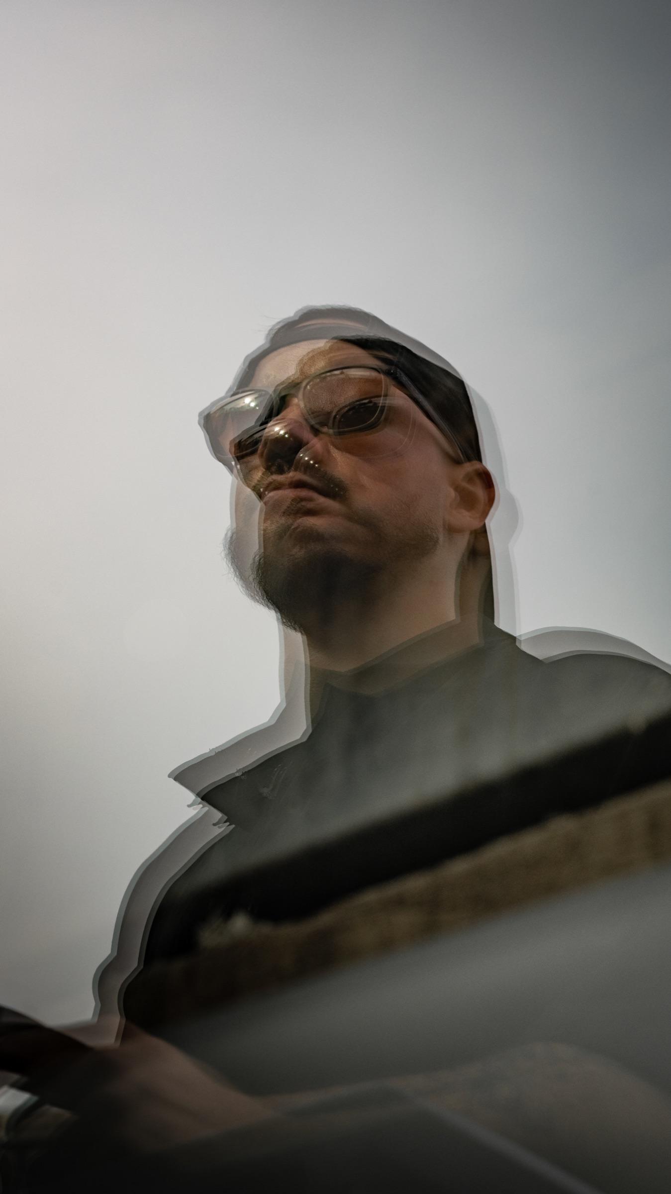 Double exposure of Medina looking down